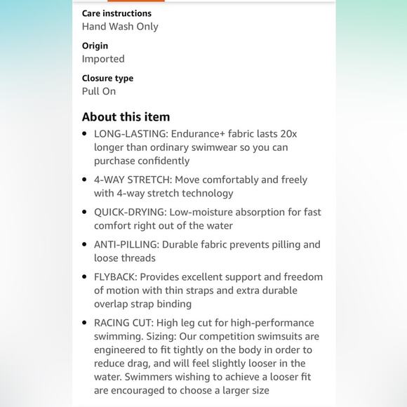 Speedo Endurance Black Flyback Swimsuit Woman Size 34/8 - Picture 6 of 10